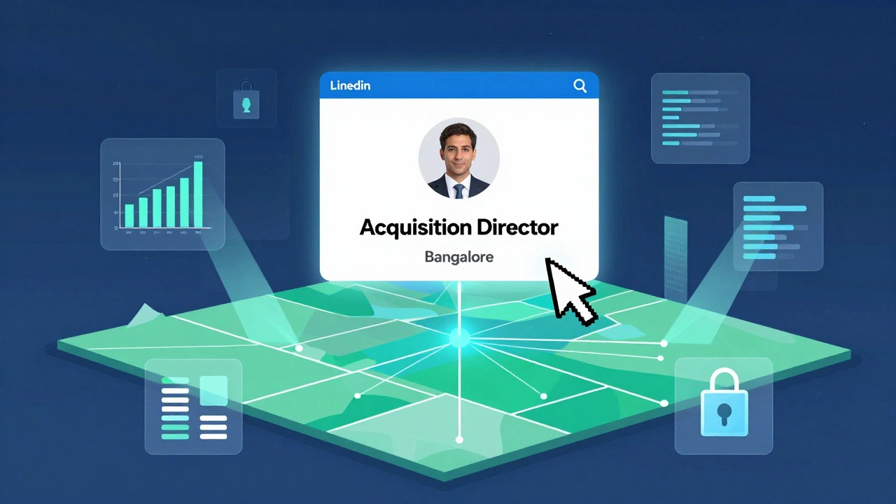 Digital concept of targeted outreach to acquisition directors