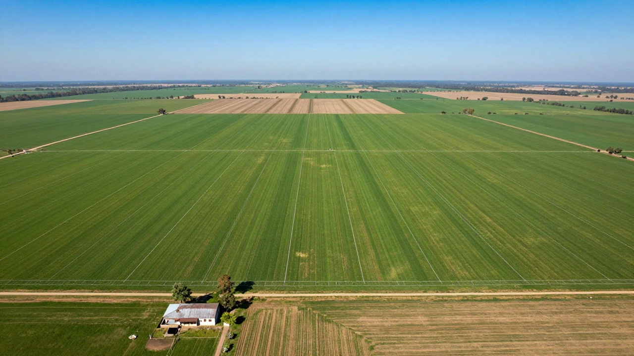 100 Acres in Football Fields: Visualizing Large Land Plots